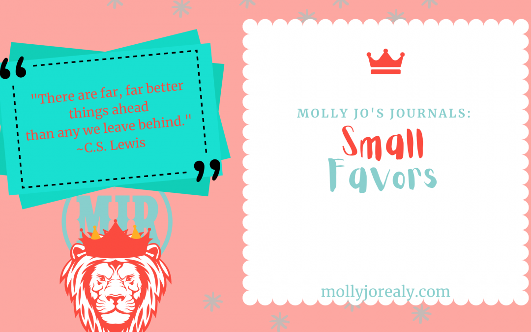 Molly Jo's Journals: Small Favors