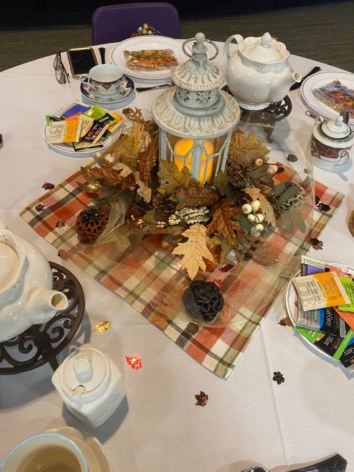 Molly Jo's Journals: Writing and Tea Salon: Table Display
